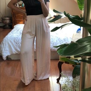 Blush palazzo pants